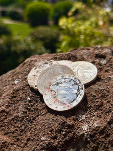 1 Hawaiian Dollar .999 Fine Silver Coin. Recovered From Lahaina Wildfire.
