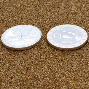 1 Hawaiian Dollar 1 oz .999 Fine Silver Coin